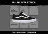 Shoe Multi Layer Stencil