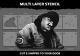 Biggie Smalls Multi Layer Stencil