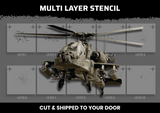 Apache Multi Layer Stencil