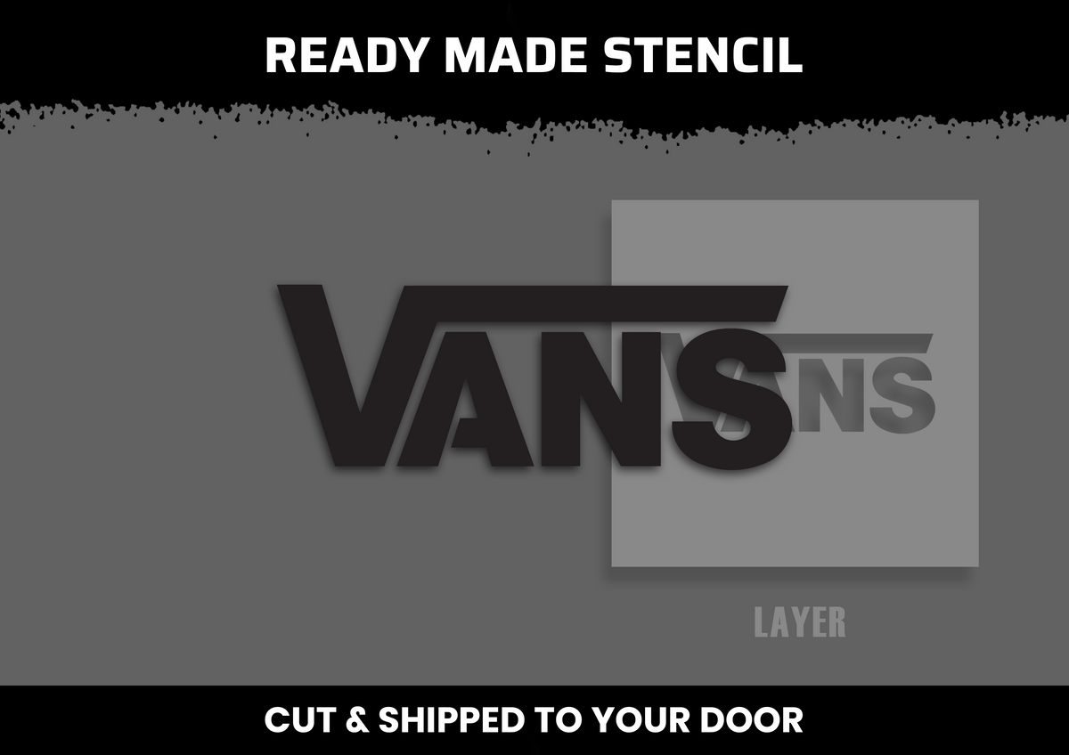 Vans Trainers / Sneakers Logo Multi Layer Stencil