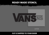 Shoe Logo Multi Layer Stencil