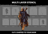 Mandarin Multi Layer Stencil