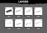 Sausage Roll Stencil Files - Digital Download