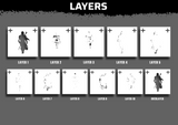 Mandarin Stencil Files - Digital Download