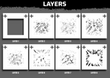KFC Chicken Stencil Files - Digital Download