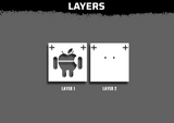 Apple and Android Multi Layer Stencil