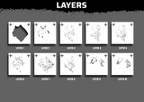 Tiger Head Stencil Files - Digital Download