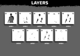 50 Cent Stencil Files - Digital Download