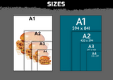 Popeyes Sandwich Multi Layer Stencil