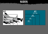 Plane Aircraft Silhouette Multi Layer Stencil