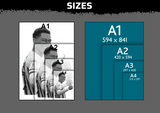 Sunderland Player Multi Layer Stencil