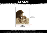 Jesus and Baby Multi Layer Stencil