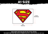 Superman Logo Multi Layer Stencil