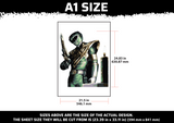 Green Ranger Multi Layer Stencil