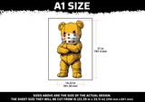 Street Bear Multi Layer Stencil