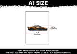 McLaren Car Multi Layer Stencil