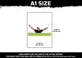 Golfer Multi Layer Stencil