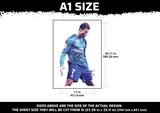 Christiano Ronaldo Multi Layer Stencil