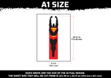 Superman Multi Layer Stencil