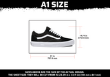 Shoe Multi Layer Stencil