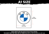 BMW Logo Multi Layer Stencil