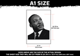 Martin Luther King Multi Layer Stencil