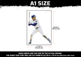 Ryne Sandburg Multi Layer Stencil