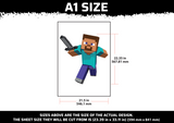 Minecraft Dave Multi Layer Stencil