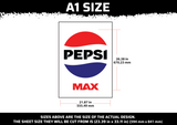Pepsi Max Logo Multi Layer Stencil