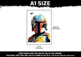 Boba Fett Multi Layer Stencil