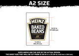 Heinz Beans Logo Multi Layer Stencil