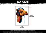 DJ Camel Multi Layer Stencil
