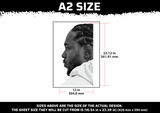 Kendrick Lamar Multi Layer Stencil