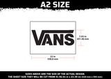 Shoe Logo Multi Layer Stencil