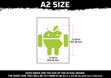 Apple and Android Multi Layer Stencil