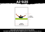Golfer Multi Layer Stencil
