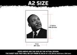 Martin Luther King Multi Layer Stencil