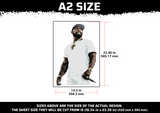 50 Cent Multi Layer Stencil