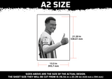 Sunderland Player Multi Layer Stencil