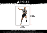 Newcastle Player Multi Layer Stencil