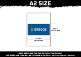 Greggs Logo Multi Layer Stencil