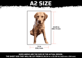 Timothy's Golden Retriever Multi Layer Stencil