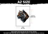 Tiger Head Multi Layer Stencil