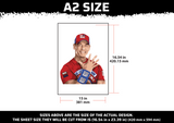 John Cena Multi Layer Stencil