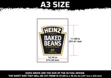 Heinz Beans Logo Multi Layer Stencil