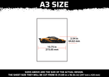 McLaren Car Multi Layer Stencil