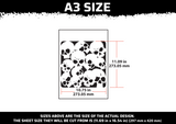 Skull 3 Multi Layer Stencil