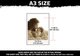 Jesus and Baby Multi Layer Stencil