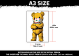 Street Bear Multi Layer Stencil