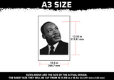 Martin Luther King Multi Layer Stencil